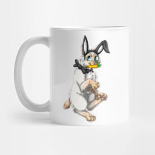 Bobtail BunnyCat: Red Lynx Point (Black) Mug